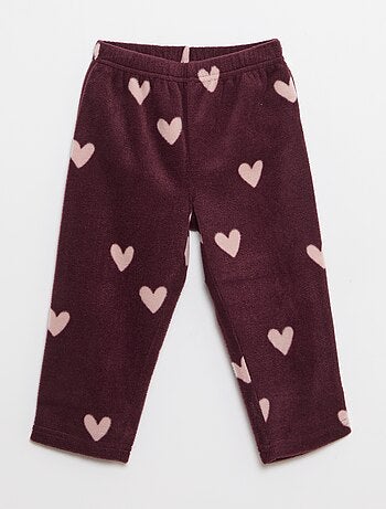 Conjunto pijama polar: camiseta + pantalón
