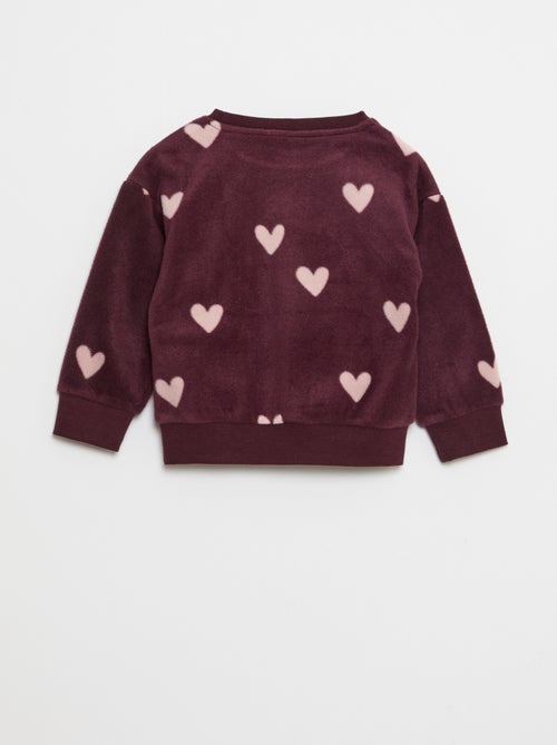 Conjunto pijama polar: parte de arriba + pantalón - Kiabi