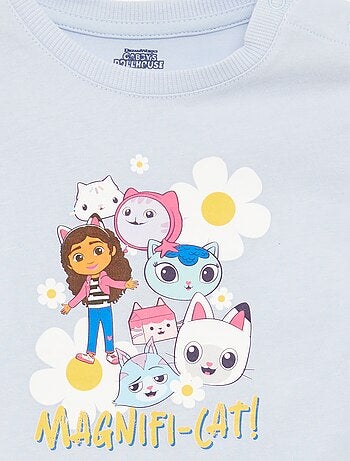 Conjunto pijama short + camiseta 'La casa de muñecas de Gabby' - 2 piezas