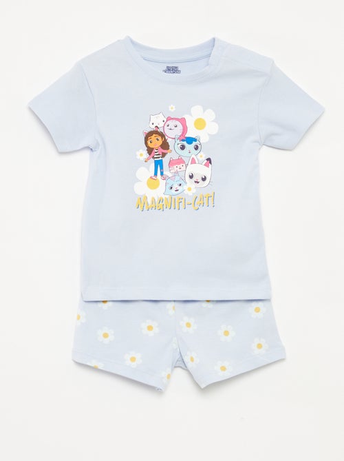 Conjunto pijama short + camiseta 'La casa de muñecas de Gabby' - 2 piezas - Kiabi