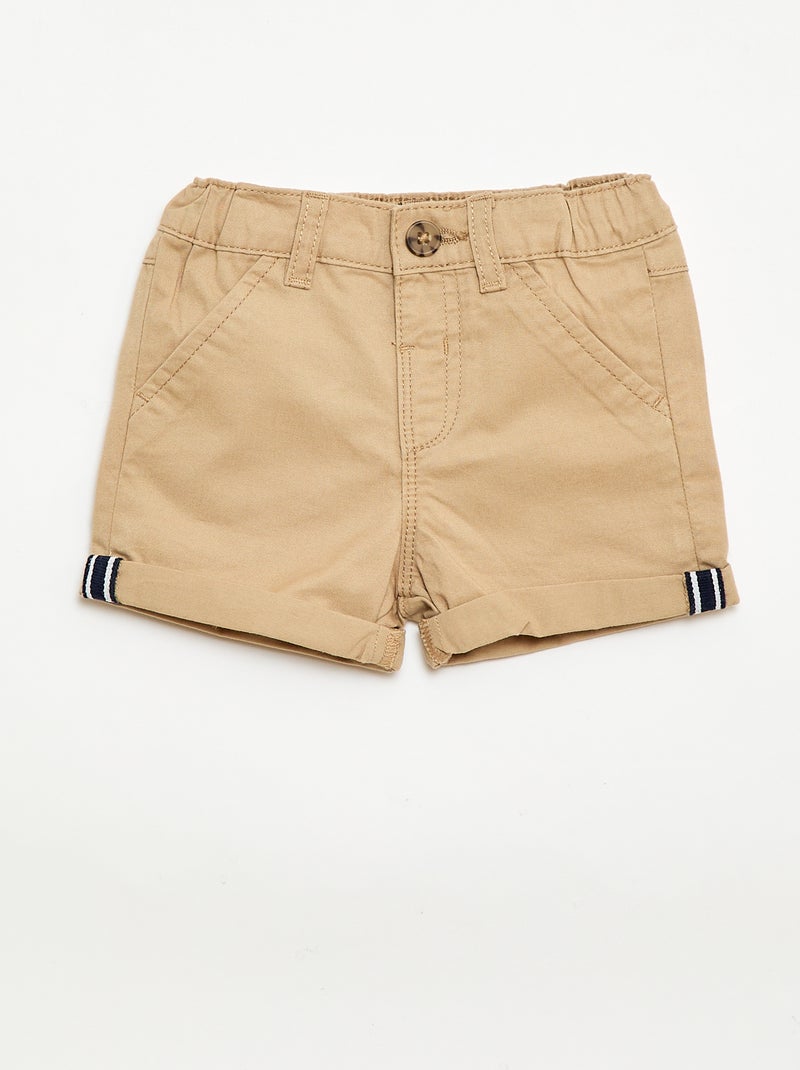 Conjunto polo + pantalón corto - 2 piezas Blanco - Kiabi