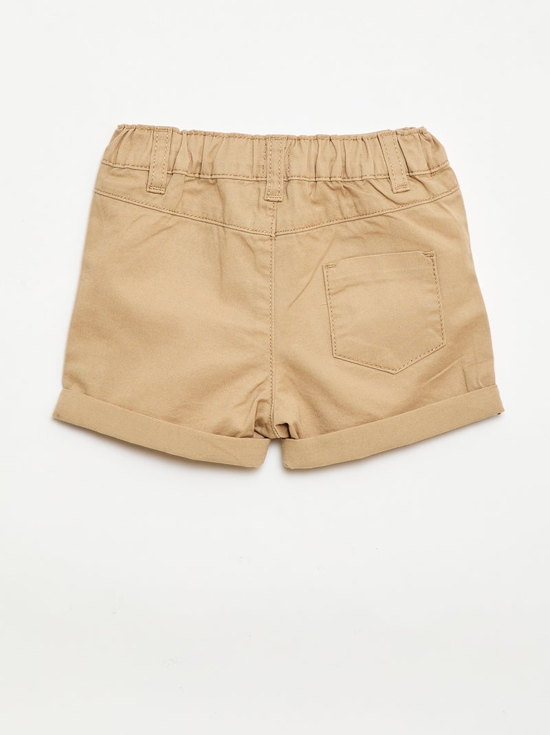 Conjunto polo + pantalón corto - 2 piezas Blanco - Kiabi
