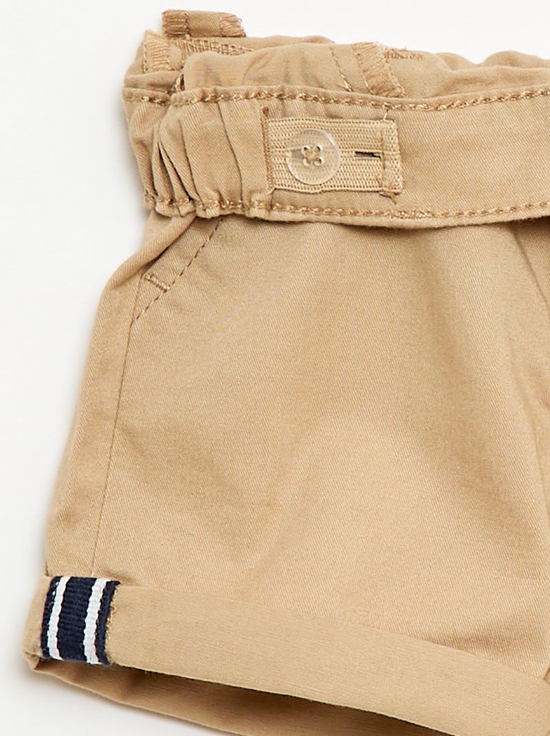 Conjunto polo + pantalón corto - 2 piezas Blanco - Kiabi