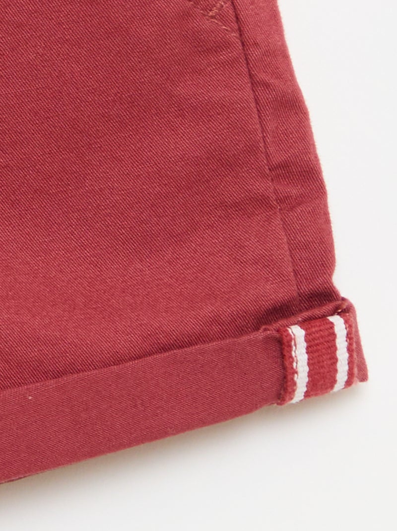 Conjunto polo + pantalón corto - 2 piezas Marron - Kiabi