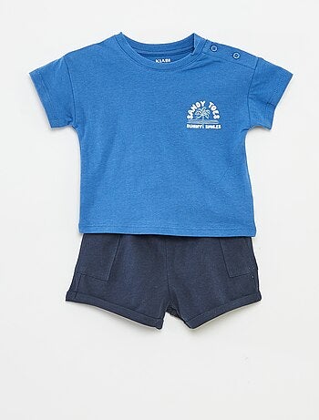 Conjunto short + camiseta - 2 piezas