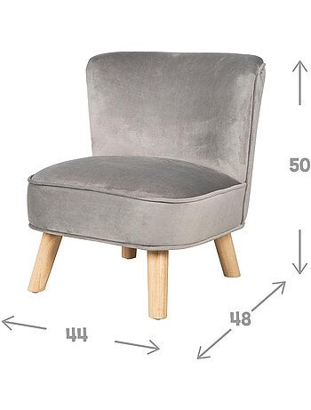 Conjunto sillón + puff + cojín decorativo forma estrella 'Roba lil sofa'