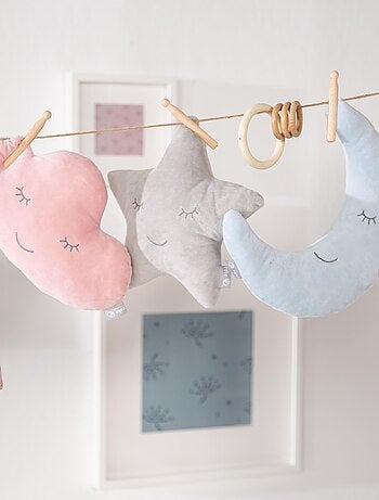 Conjunto sillón + puff + cojín decorativo forma estrella 'Roba lil sofa'