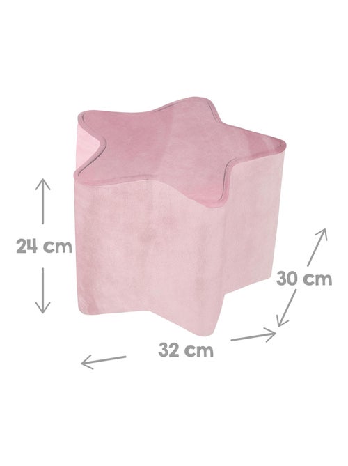 Conjunto sillón + puff + cojín decorativo forma estrella 'Roba lil sofa' - Kiabi