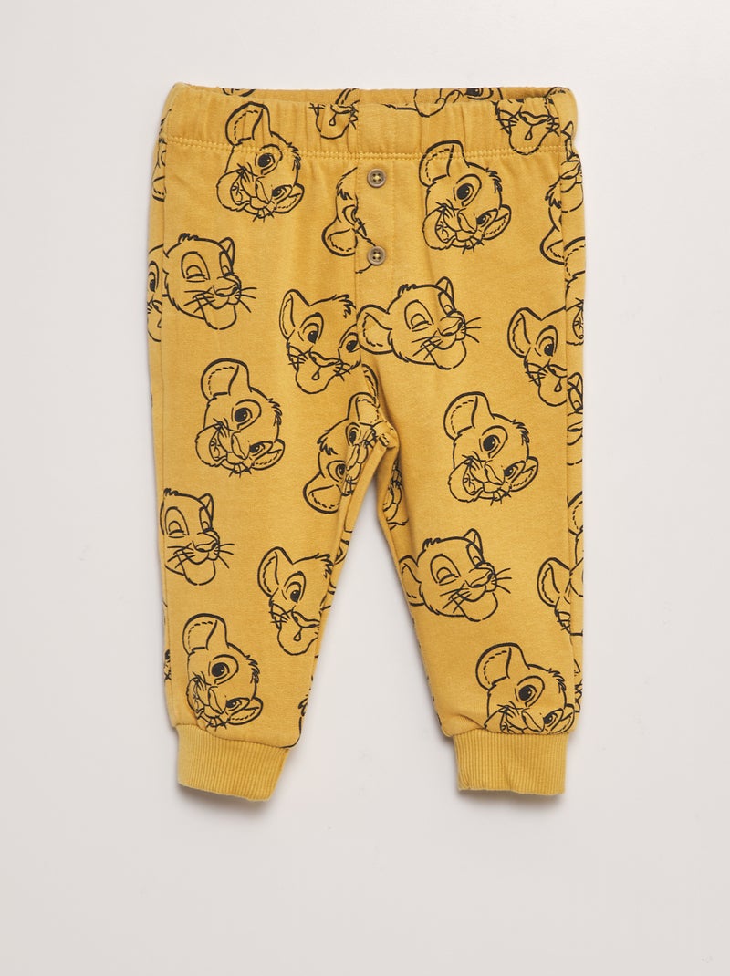 Conjunto 'Simba' de camiseta + sudadera + pantalón - 3 piezas AMARILLO - Kiabi