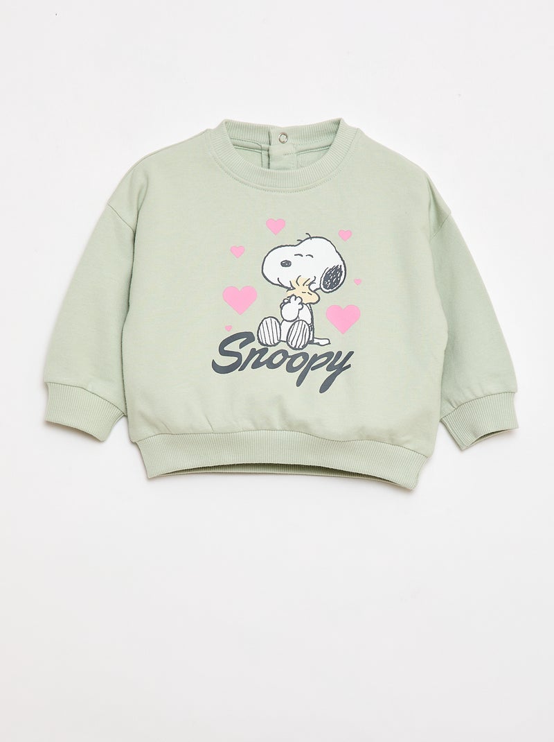 Conjunto 'Snoopy' 2 piezas Sudadera + legging Azul - Kiabi