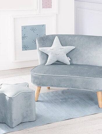 Conjunto sofá infantil + puff + cojín estrella 'Roba lil sofa'