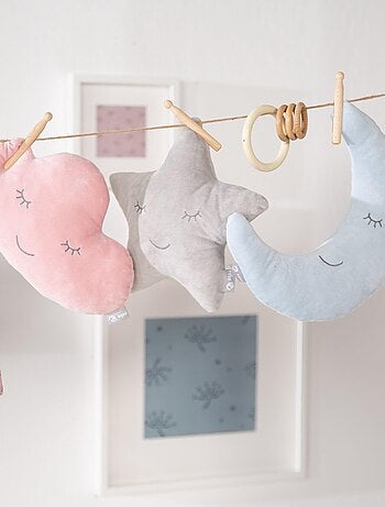 Conjunto sofá infantil + puff + cojín estrella 'Roba lil sofa'