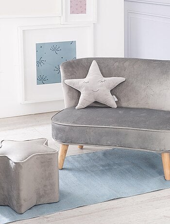 Conjunto sofá infantil + puff + cojín estrella 'Roba lil sofa'