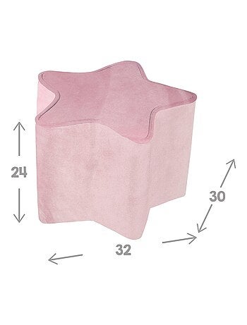 Conjunto sofá infantil + puff + cojín estrella 'Roba lil sofa'