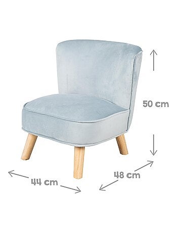 Conjunto sofá + sillón + cojín decorativo forma nube 'Roba lil sofa'