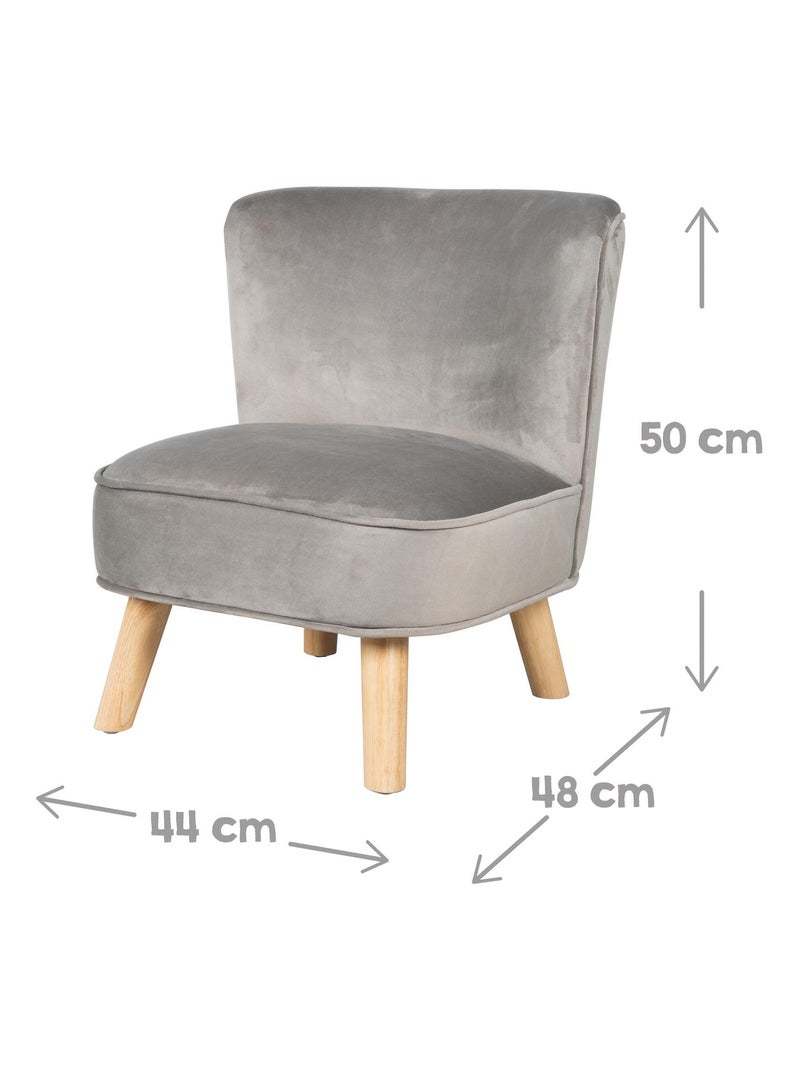 Conjunto sofá + sillón + cojín decorativo forma nube 'Roba lil sofa' Gris - Kiabi
