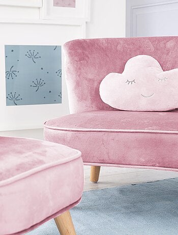 Conjunto sofá + sillón + cojín decorativo forma nube 'Roba lil sofa'