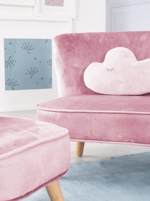 Conjunto sofá + sillón + cojín decorativo forma nube 'Roba lil sofa' - Kiabi