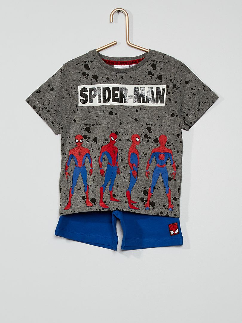 Conjunto 'Spider-Man' gris/rojo - Kiabi