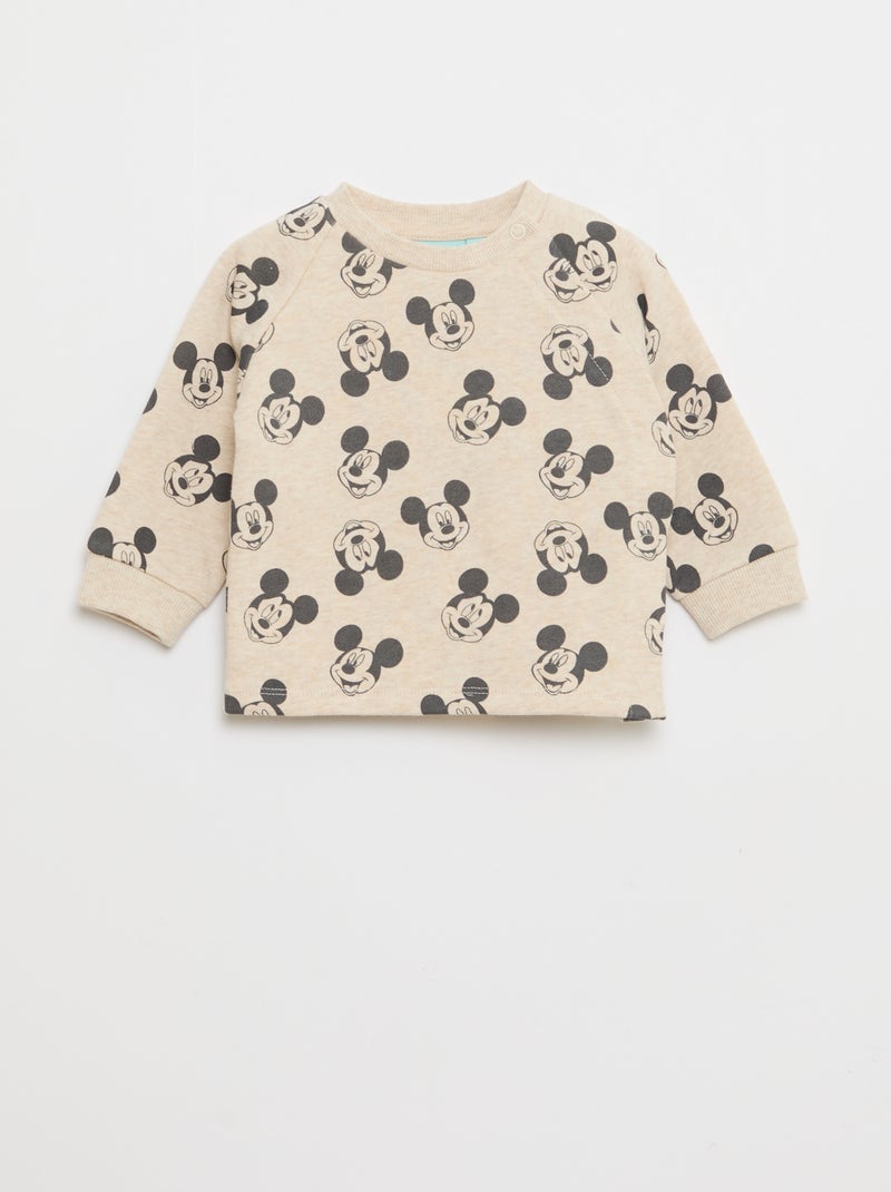 Conjunto sudadera - pantalón + Bandana - 2 piezas Beige - Kiabi