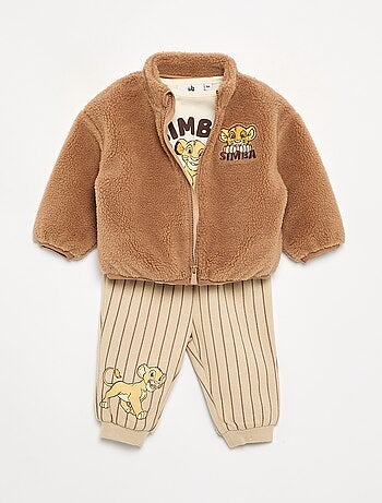 Conjunto de sudadera + camiseta + pantalón 'Tic y Tac' 'Disney' - 3 piezas