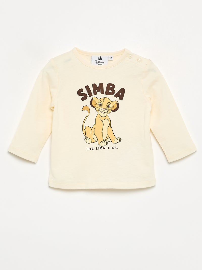 Conjunto sudadera + camiseta + pantalón \'Disney\' - 3 piezas Beige - Kiabi