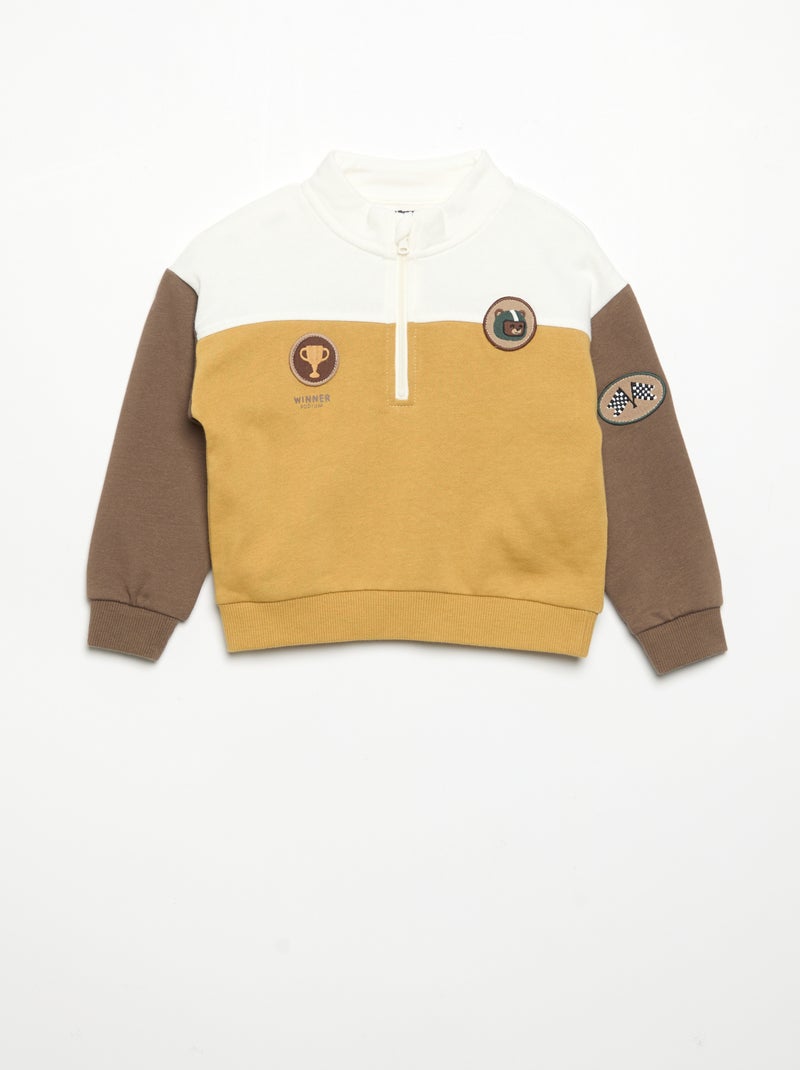 Conjunto sudadera + chándal Amarillo - Kiabi