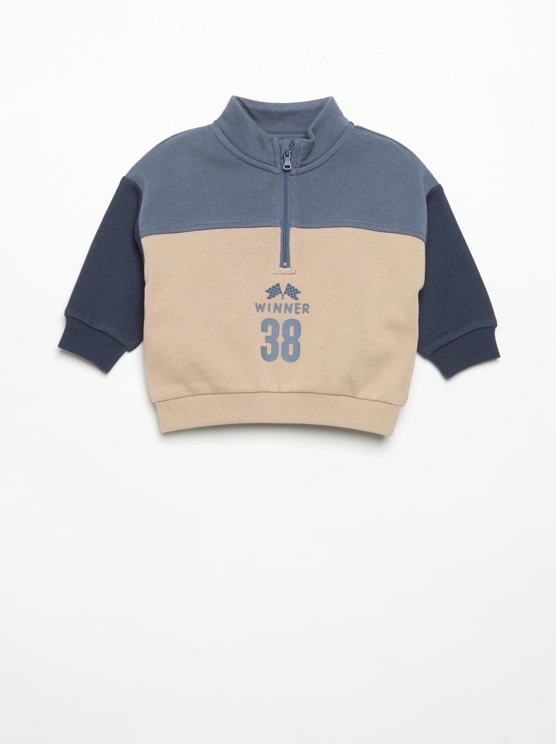 Conjunto sudadera + chándal Azul - Kiabi