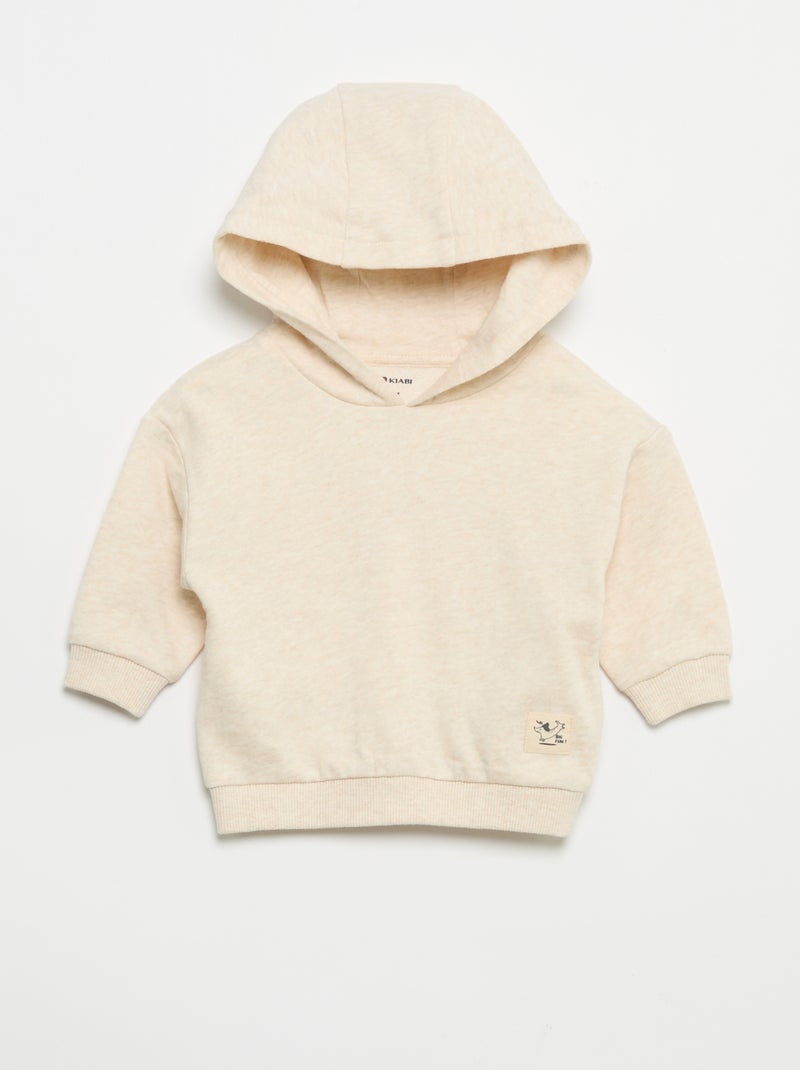 Conjunto sudadera + chándal + camiseta - 3 piezas Beige - Kiabi