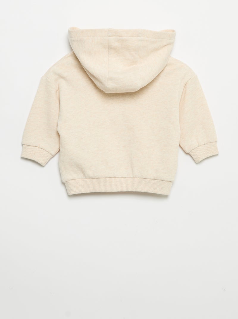 Conjunto sudadera + chándal + camiseta - 3 piezas Beige - Kiabi