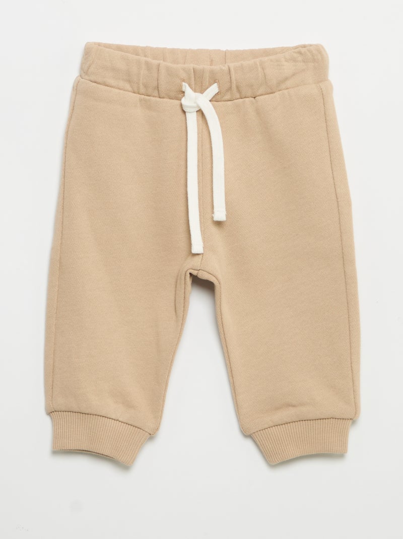 Conjunto sudadera + chándal + camiseta - 3 piezas Beige - Kiabi