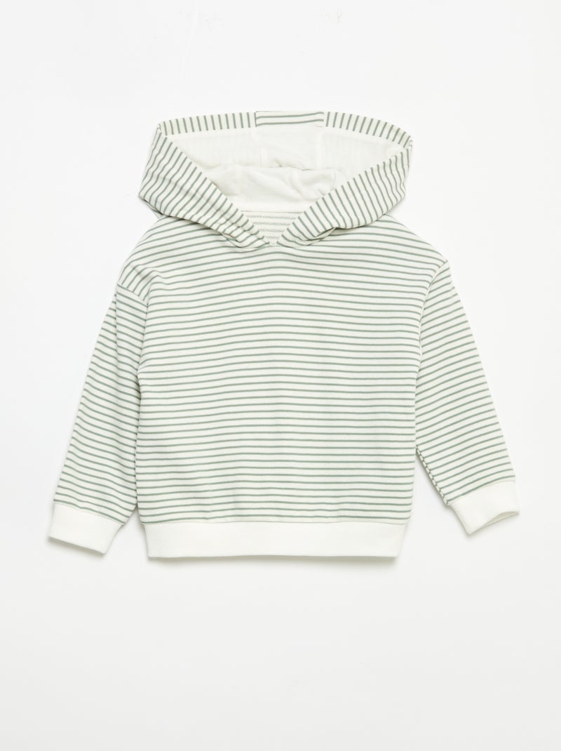 Conjunto sudadera + chándal + camiseta - 3 piezas Kaki - Kiabi