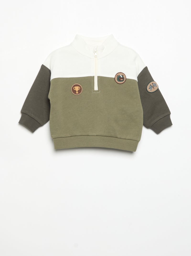 Conjunto sudadera + chándal Verde - Kiabi