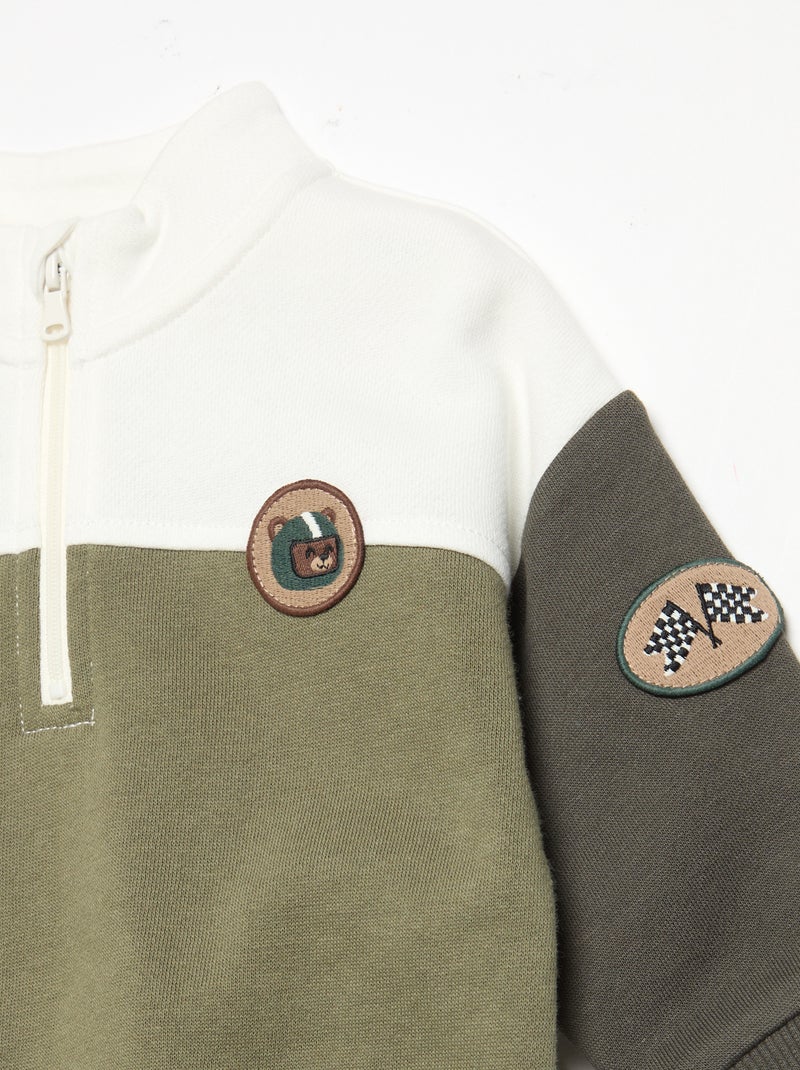 Conjunto sudadera + chándal Verde - Kiabi