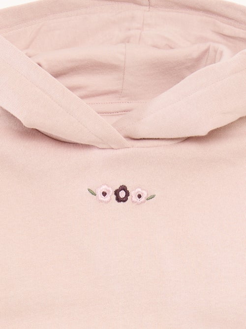 Conjunto sudadera con capucha + leggings de punto - Kiabi