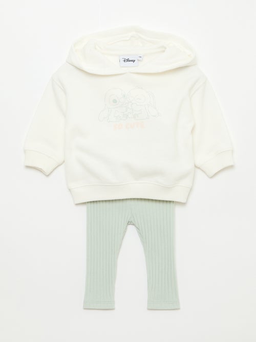 Conjunto sudadera con capucha + leggings 'Disney' - Kiabi