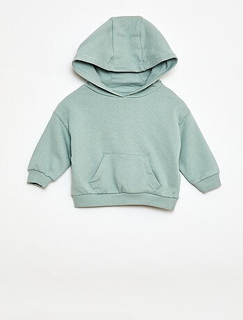 Conjunto sudadera con capucha + pantalón de chándal monocromo - 2 piezas