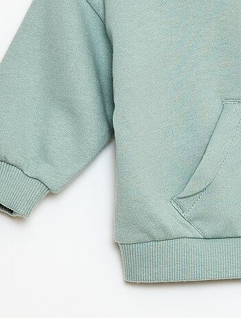 Conjunto sudadera con capucha + pantalón de chándal monocromo - 2 piezas