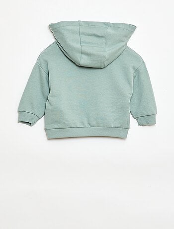 Conjunto sudadera con capucha + pantalón de chándal monocromo - 2 piezas