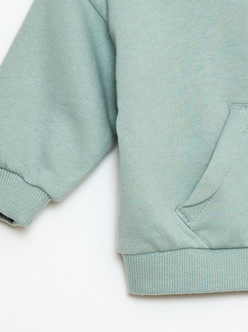Conjunto sudadera con capucha + pantalón de chándal monocromo - 2 piezas Azul - Kiabi