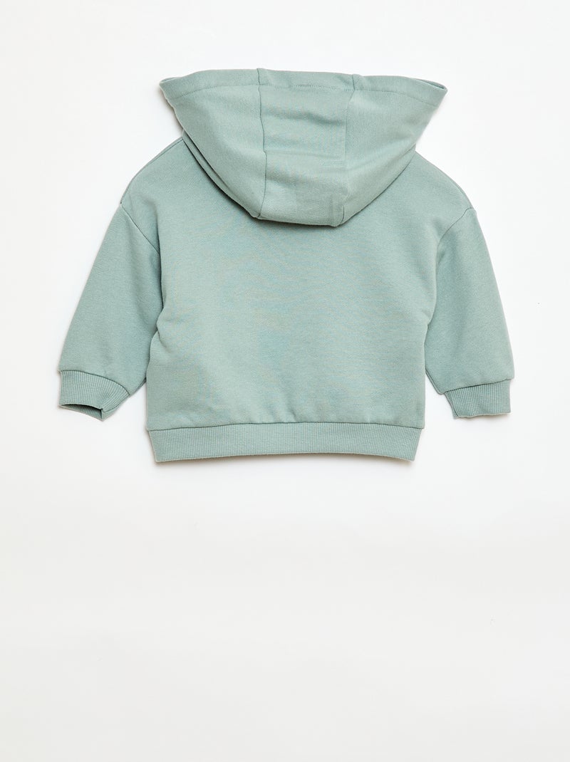 Conjunto sudadera con capucha + pantalón de chándal monocromo - 2 piezas Azul - Kiabi
