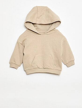 Conjunto sudadera con capucha + pantalón de chándal monocromo - 2 piezas