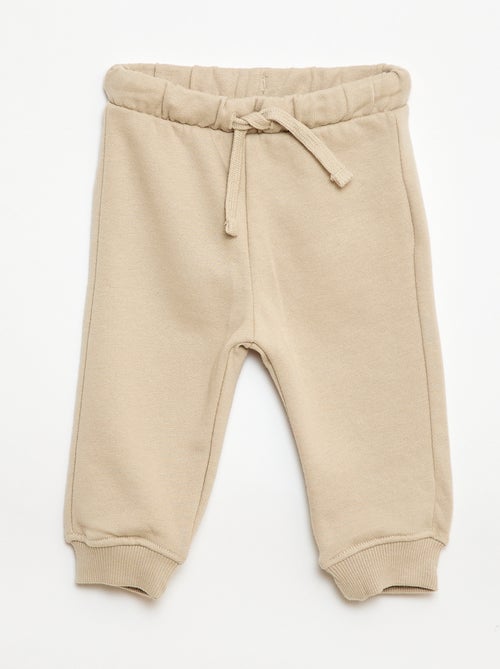 Conjunto sudadera con capucha + pantalón de chándal monocromo - 2 piezas - Kiabi