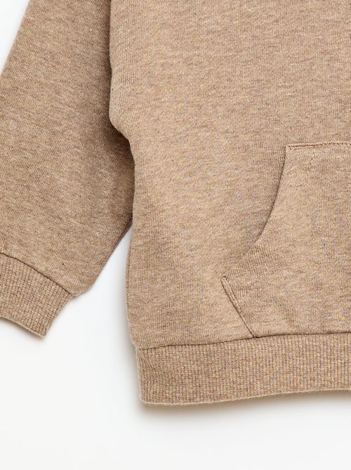 Conjunto sudadera con capucha + pantalón de chándal monocromo - 2 piezas - Kiabi