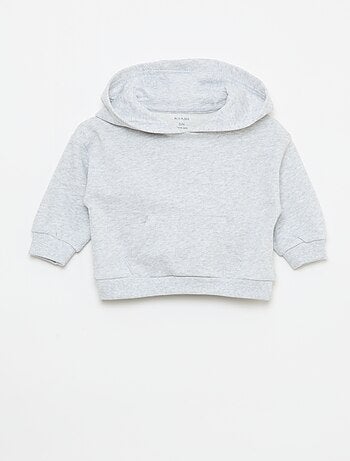 Conjunto sudadera con capucha + pantalón de chándal monocromo - 2 piezas