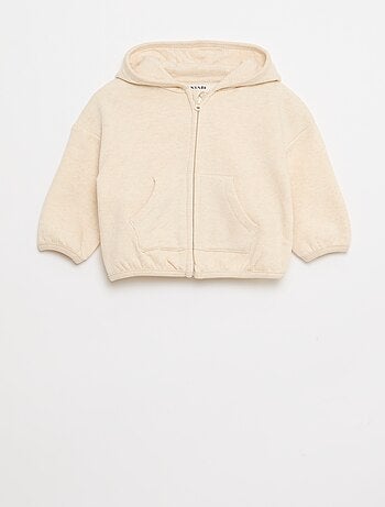 Conjunto sudadera con capucha y cremallera + pantalón - 2 piezas