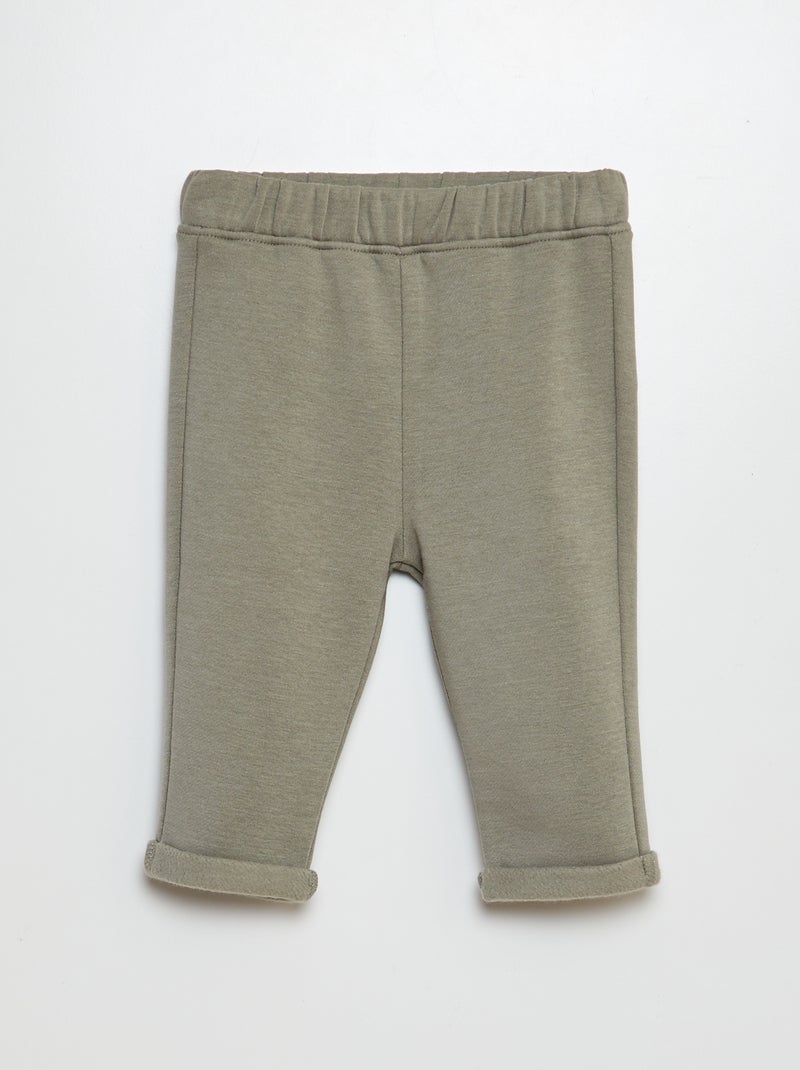 Conjunto sudadera estampada + jogging BLANCO - Kiabi