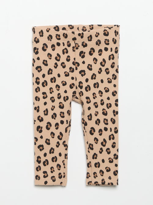 Conjunto sudadera estampada + legging - Kiabi
