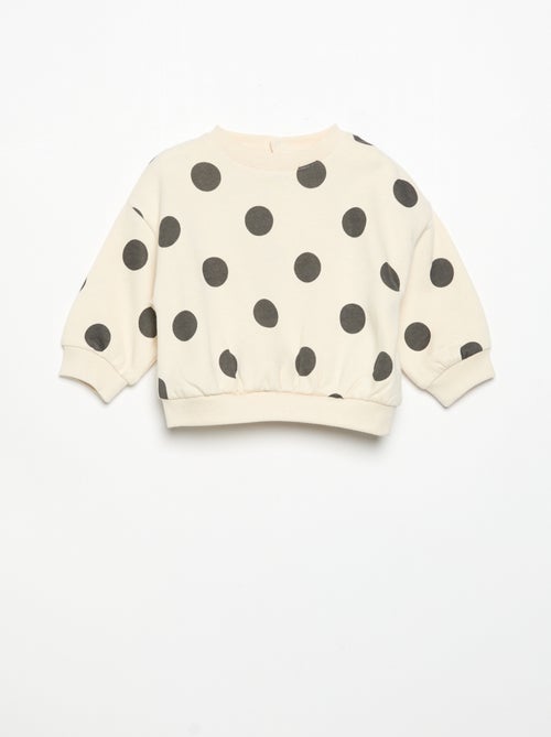 Conjunto sudadera estampada + legging - Kiabi