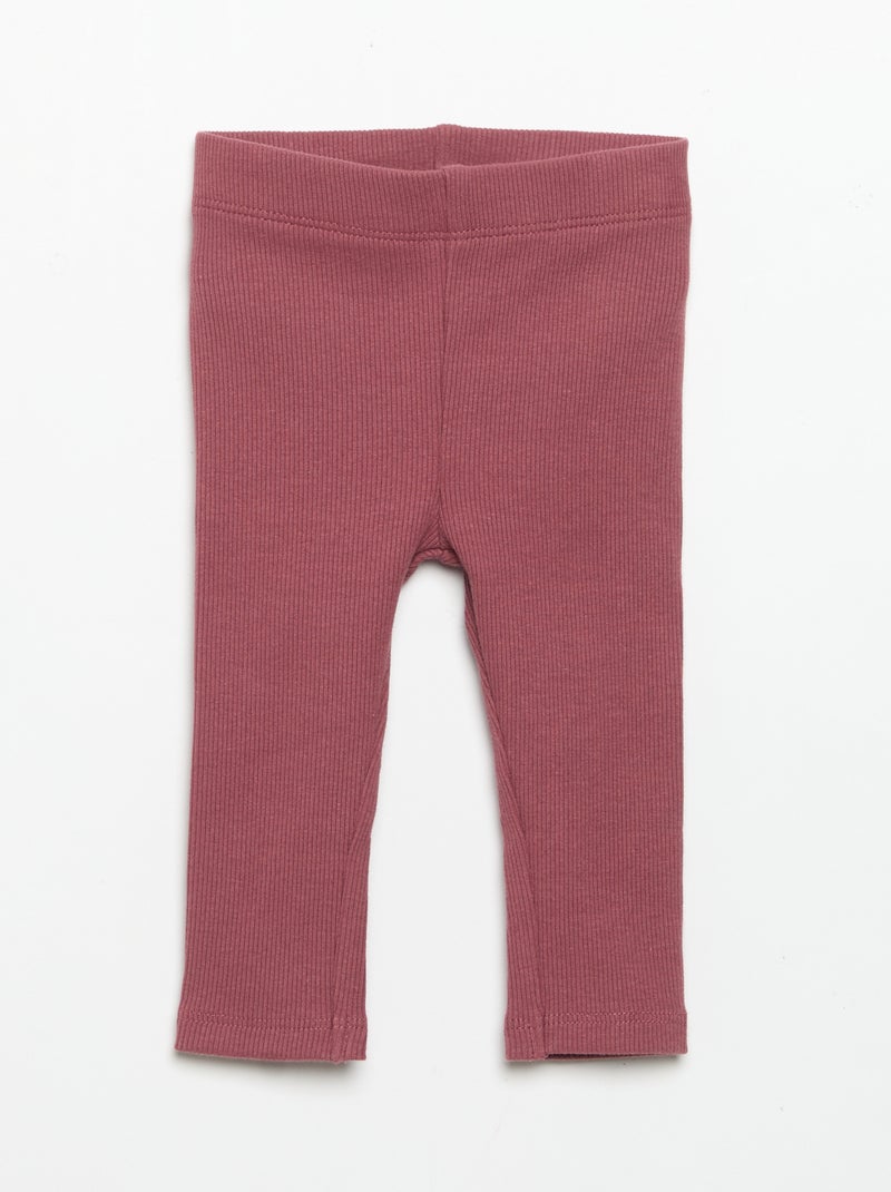Conjunto sudadera estampada + legging Purpura - Kiabi